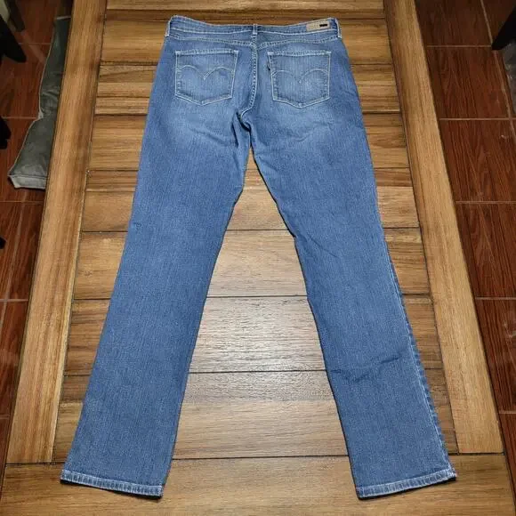 Levi Strauss Demi Curve Classic Rise Slim Leg Jeans - Size 12/31 - Picture 3 of 6